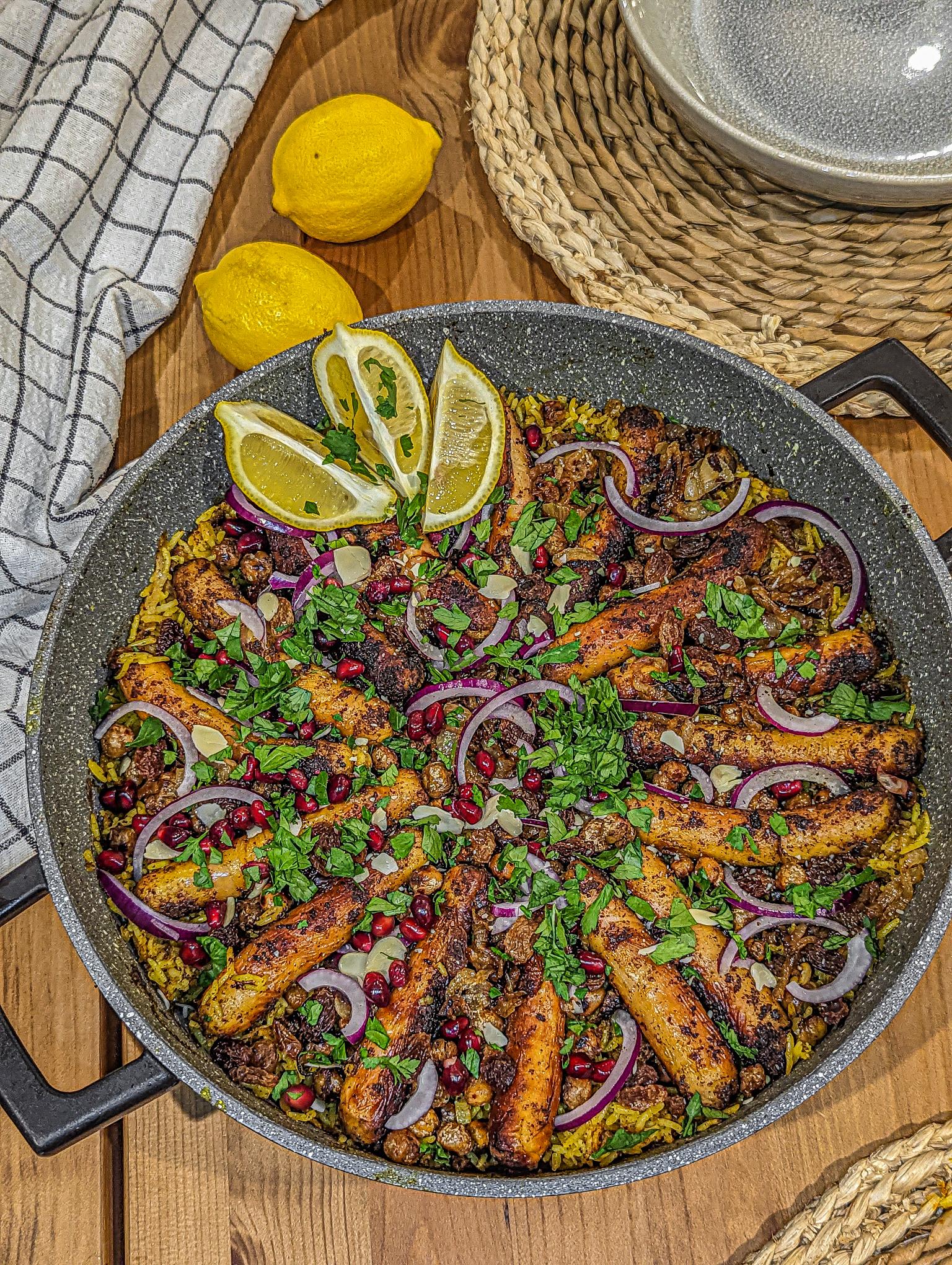 CLONAKILTY MIDDLE EASTERN SAUSAGE BAKED RICE
